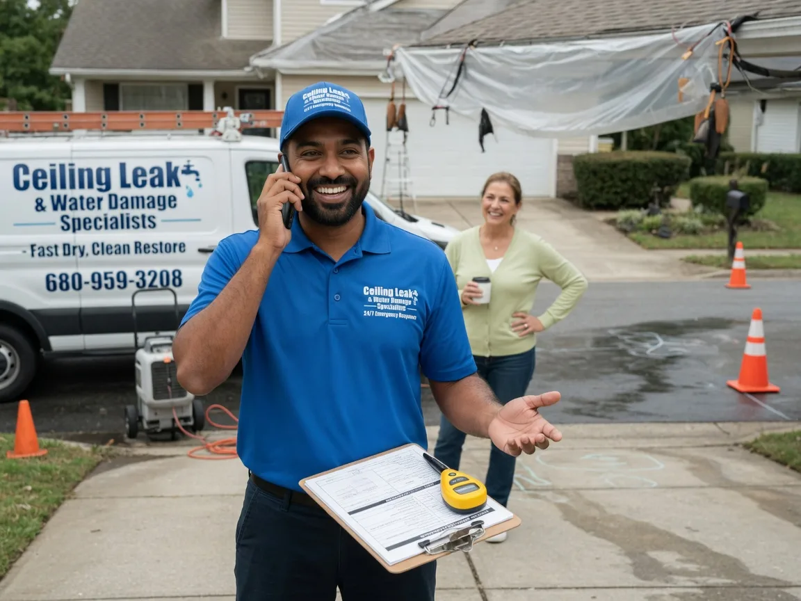 Ceiling Leak Cleanup Elk Creek, NE FAQs